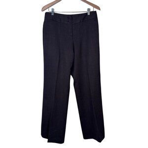 Ann Taylor Loft Julie Fit Brown Wool Lined Trousers Women's Size 8